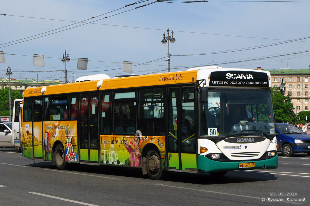 Санкт-Петербург, Scania OmniLink I (Скания-Питер) № 7424