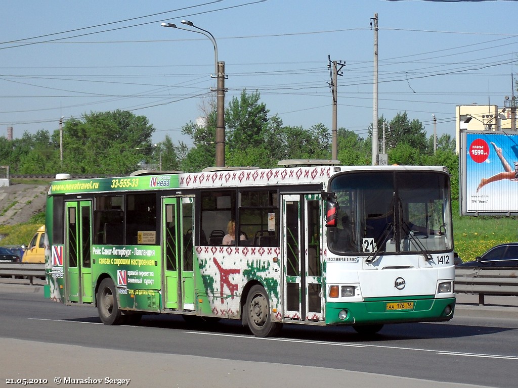 Санкт-Петербург, ЛиАЗ-5256.25 № 1412