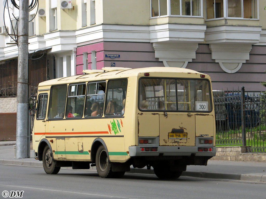 Липецкая область, ПАЗ-32054 № АВ 946 48