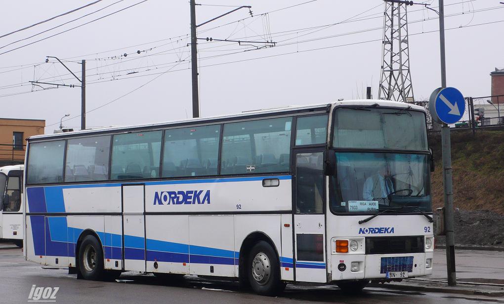 Латвия, Van Hool T8 Alizée 370 № 92