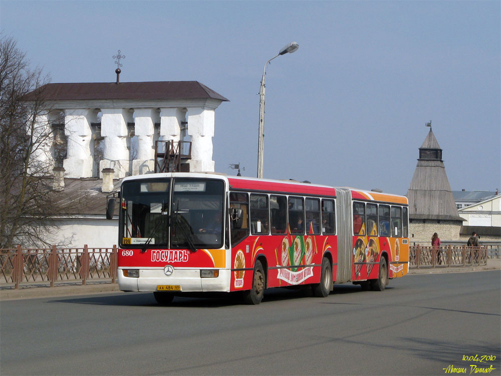 Псковская область, Mercedes-Benz O345G № 680