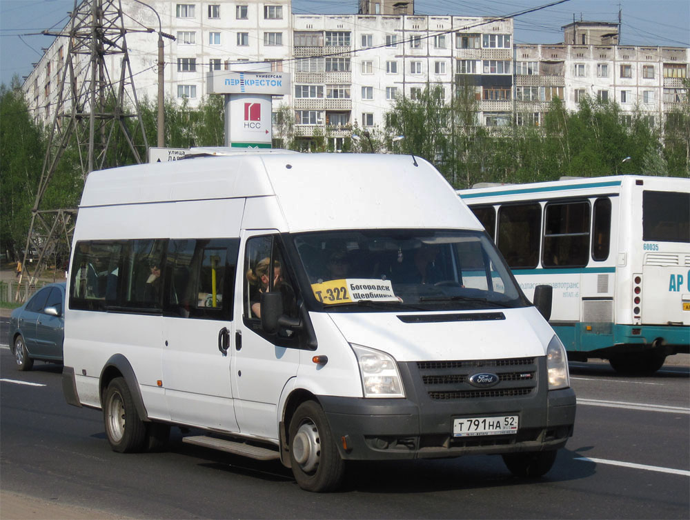 Nizhegorodskaya region, Nizhegorodets-222702 (Ford Transit) Nr. Т 791 НА 52