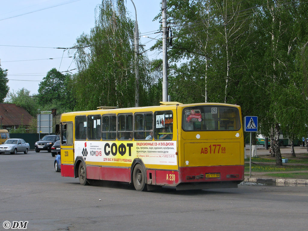 Тамбовская область, Jelcz M11 № АВ 177 68