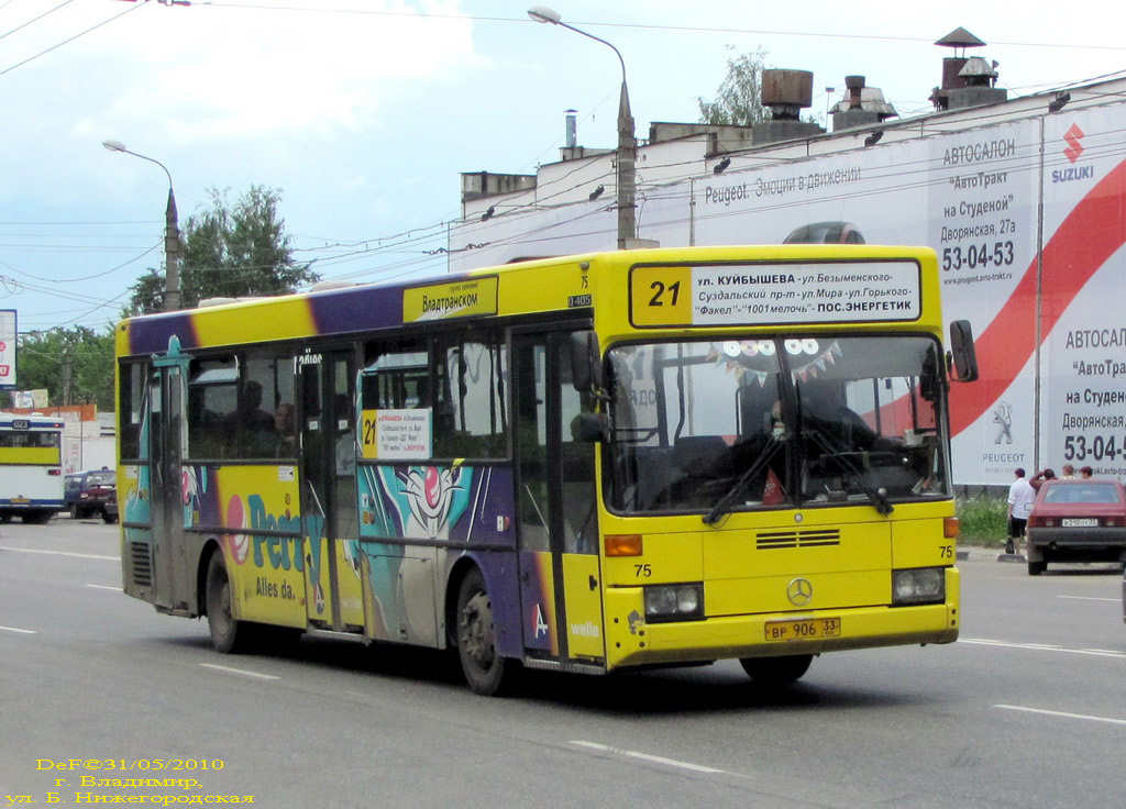 Владимирская область, Mercedes-Benz O405 № ВР 906 33