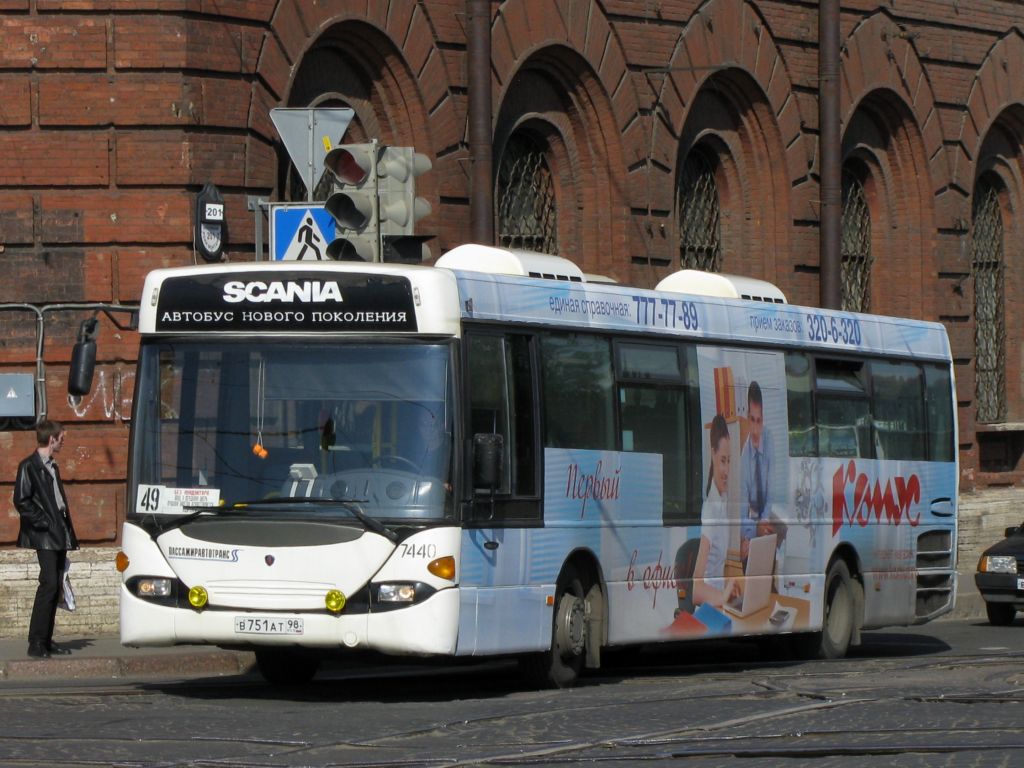 Санкт-Петербург, Scania OmniLink I (Скания-Питер) № 7440