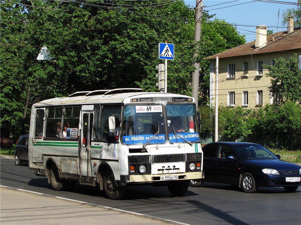 Нижегородская область, ПАЗ-3205-110 № К 195 ЕУ 52