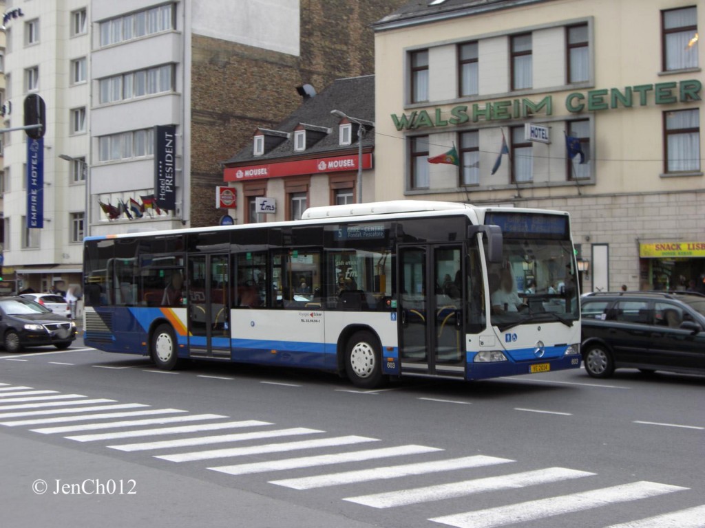 Luxemburg, Mercedes-Benz O530 Citaro sz.: 603