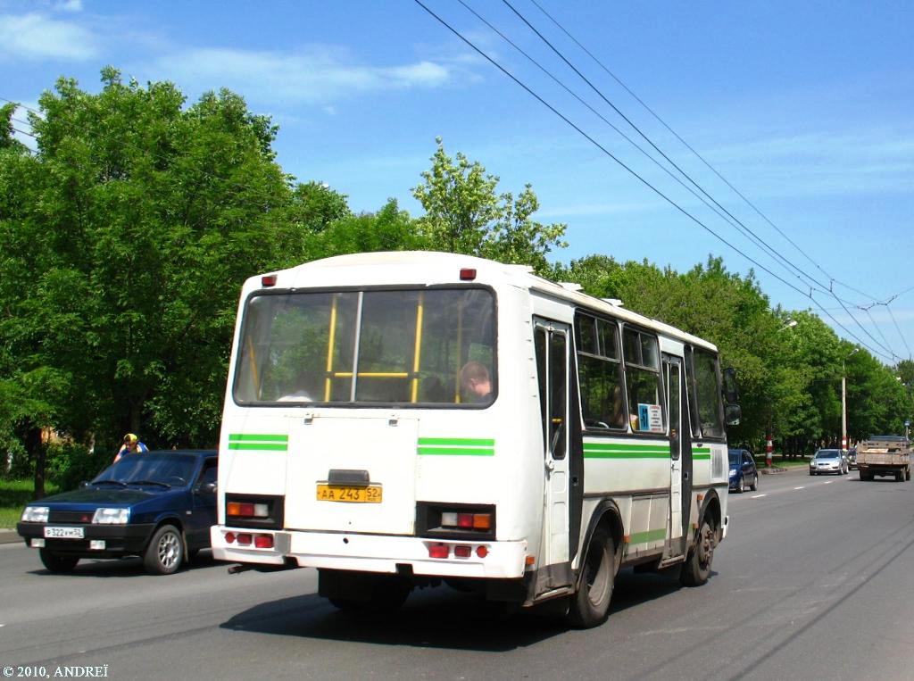 Нижегородская область, ПАЗ-32054 № АА 243 52