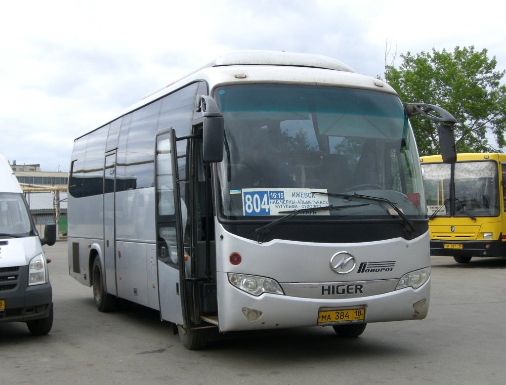 Удмуртия, Higer KLQ6885Q № МА 384 18