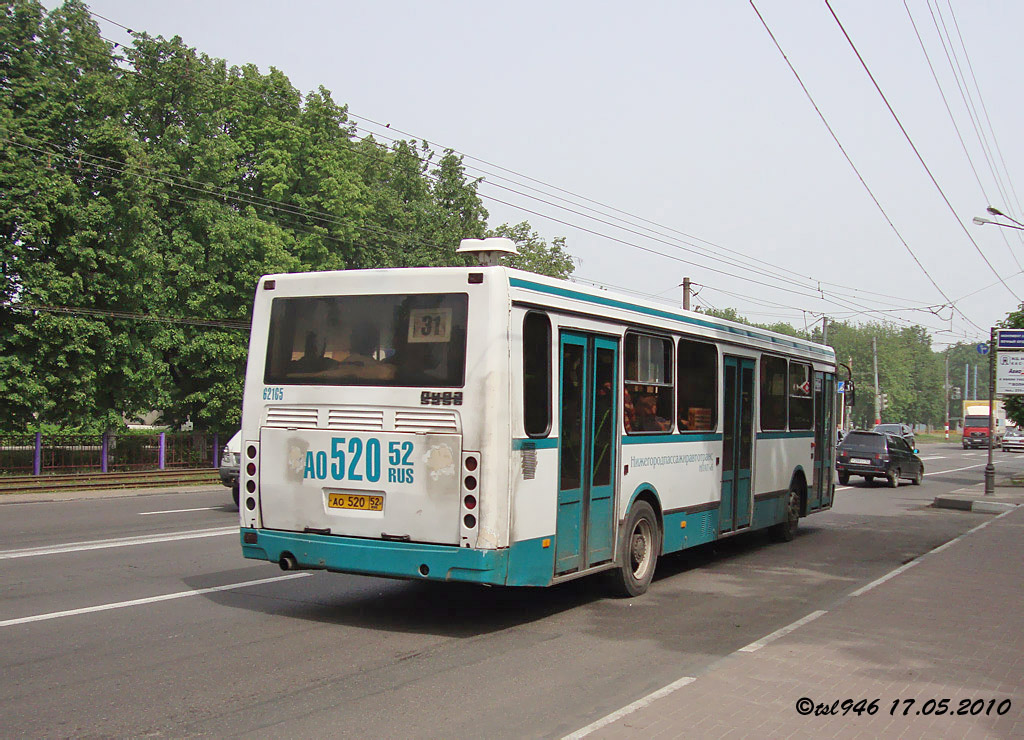 Нижегородская область, ЛиАЗ-5256.25 № 62165