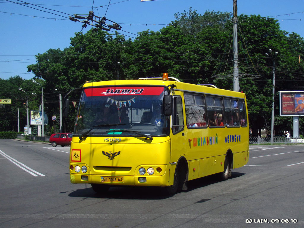 Полтавская область, Богдан А092S4 № BI 1403 AA