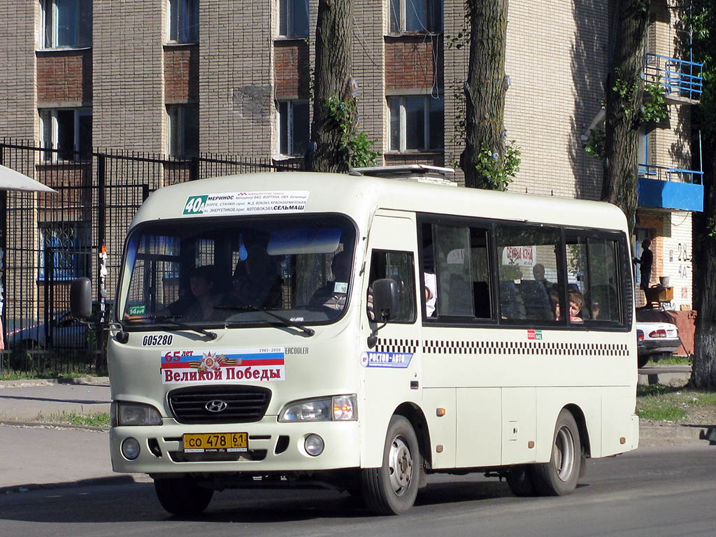 Ростовская область, Hyundai County SWB C08 (РЗГА) № 005280