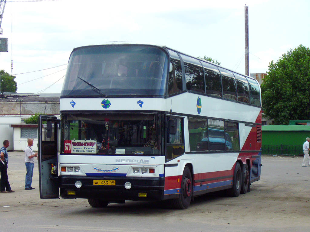 Пензенская область, Neoplan N122/3 Skyliner № АС 483 58