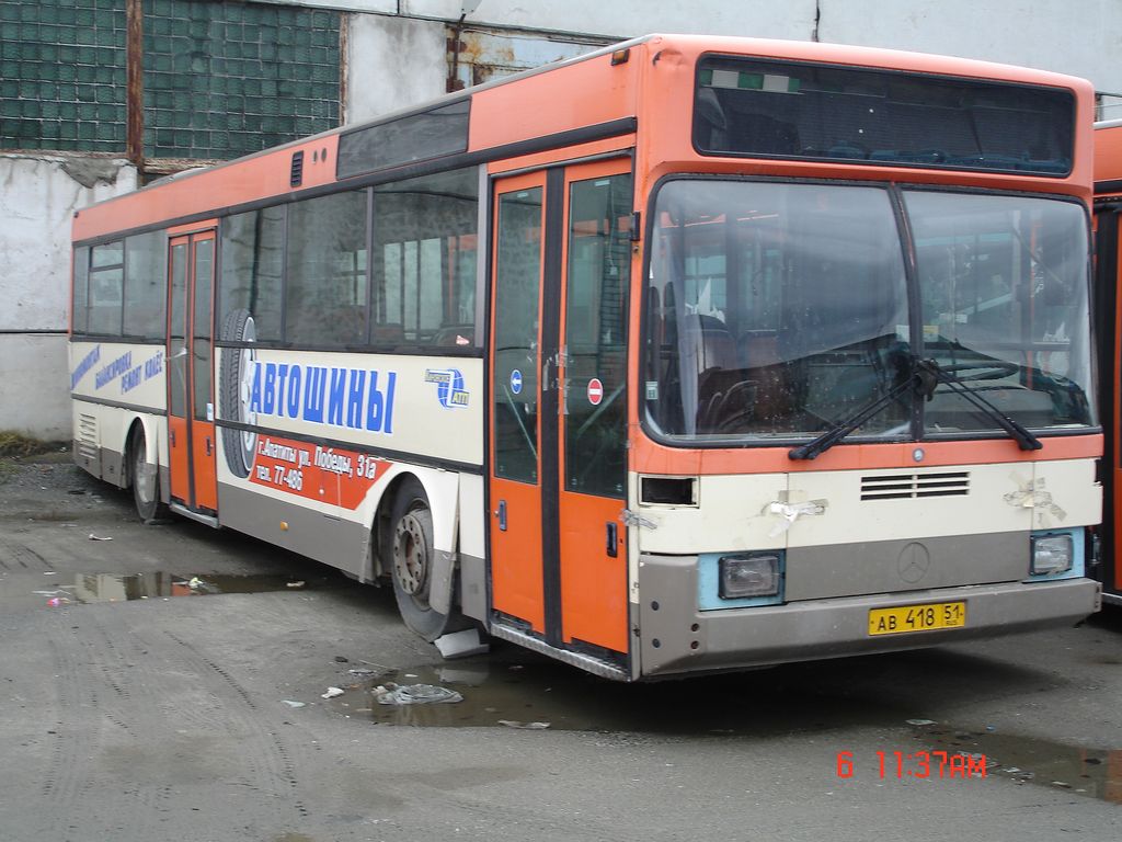 Murmansk region, Mercedes-Benz O405 № АВ 418 51