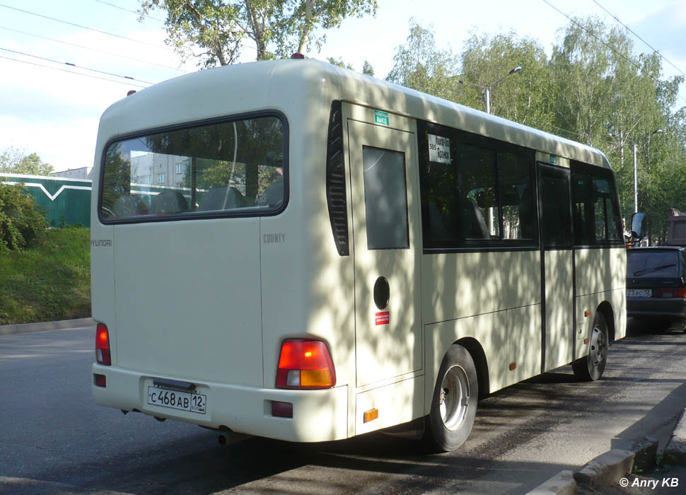 Марий Эл, Hyundai County SWB C08 (РЗГА) № С 468 АВ 12