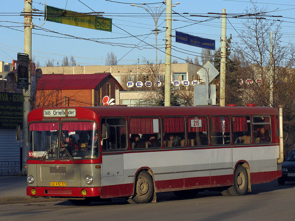 Ростовская область, MAN 193 SÜ240 № СК 412 61