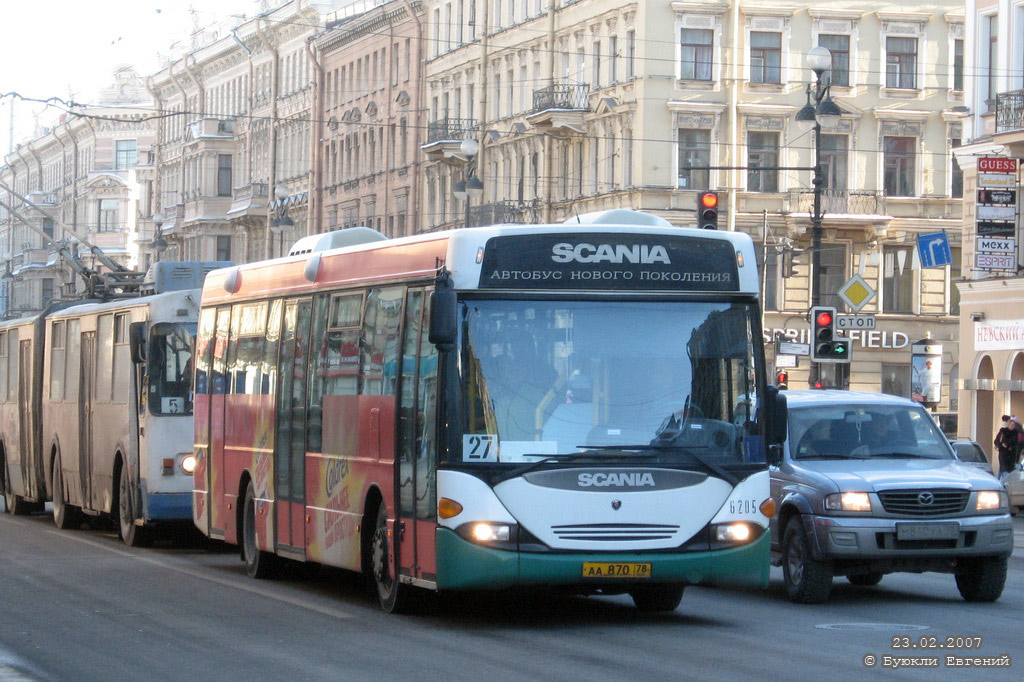 Санкт-Петербург, Scania OmniLink I (Скания-Питер) № 6205