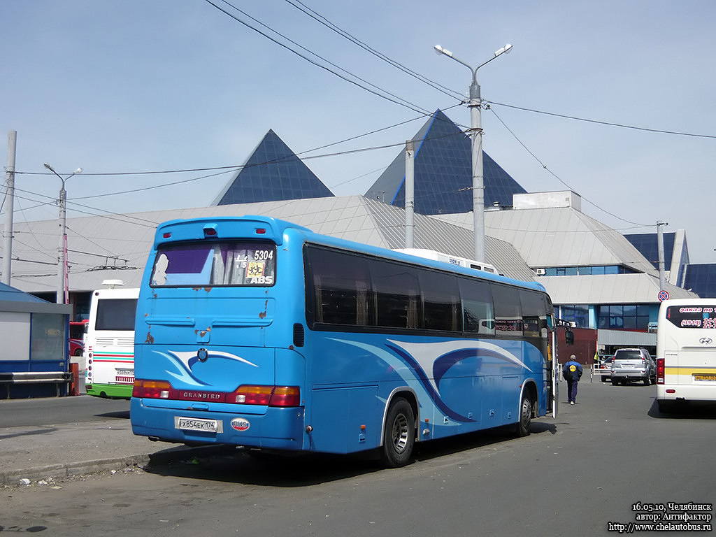 Челябинская область, Kia KM949 Granbird № Х 854 ЕК 174