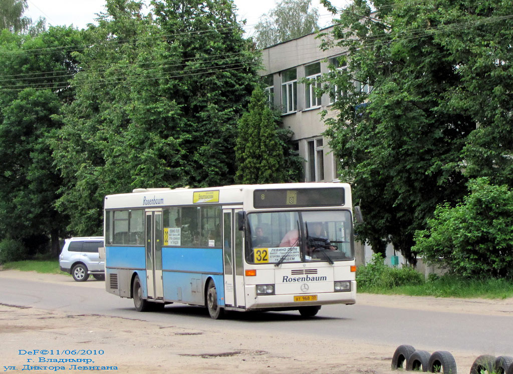 Vladimir region, Mercedes-Benz O405 č. ВТ 968 33