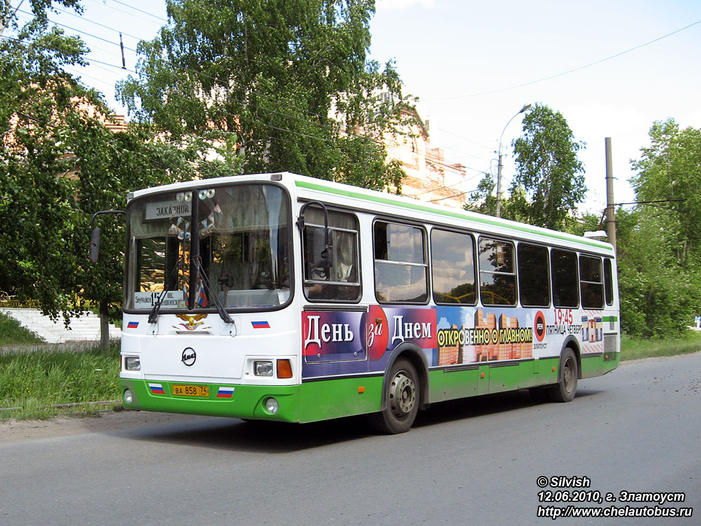 Челябинская область, ЛиАЗ-5256.36 № ВА 858 74