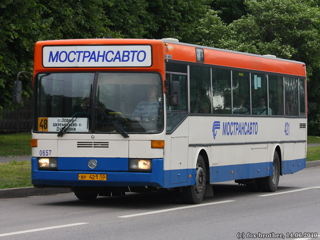 Московская область, Mercedes-Benz O405 № 0657
