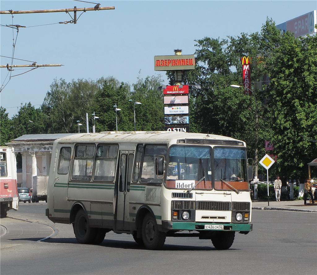 Нижегородская область, ПАЗ-3205-110 № С 436 СМ 52