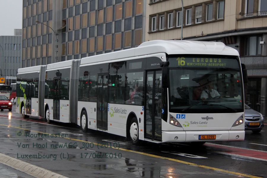 Люксембург, Van Hool New AGG300 № SL 3299