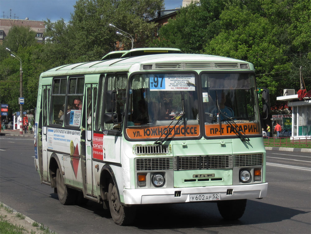 Нижегородская область, ПАЗ-32054 № У 602 АР 52