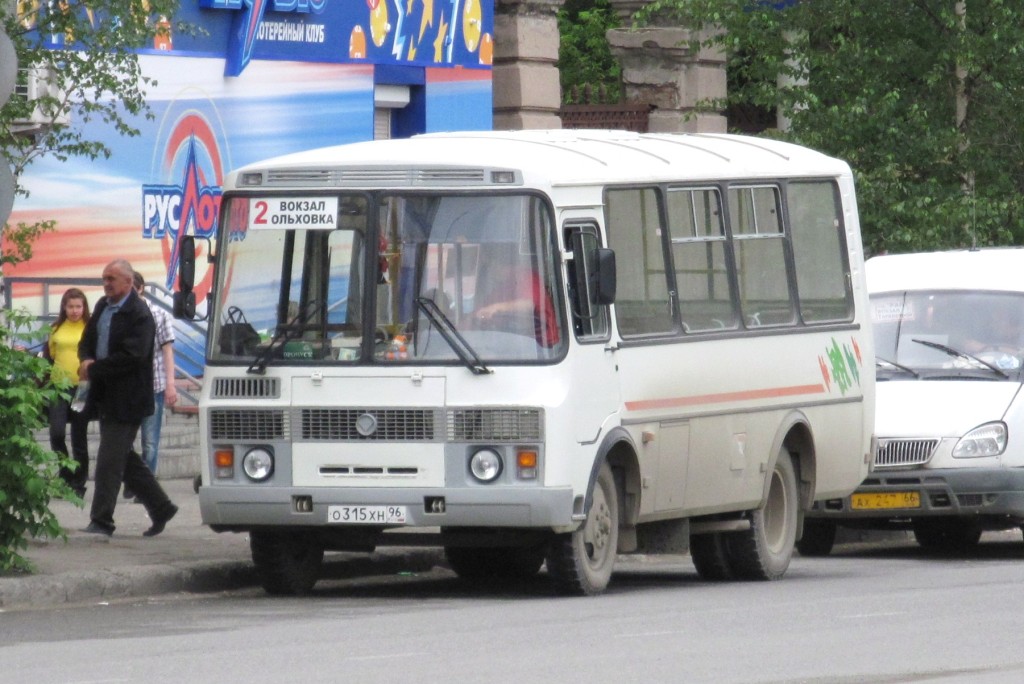 Свердловская область, ПАЗ-32054 № О 315 ХН 96