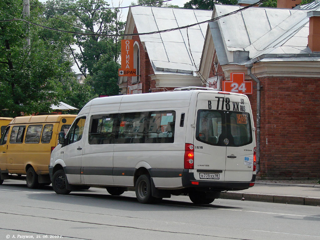 Санкт-Петербург, БТД-2219 (Volkswagen Crafter) № В 778 ХХ 98