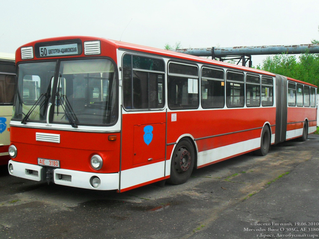 Брестская область, Mercedes-Benz O305G № АЕ 3180