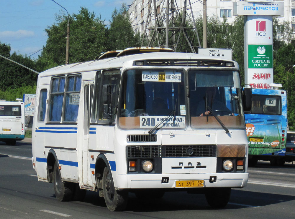 Нижегородская область, ПАЗ-32053 № АТ 397 52