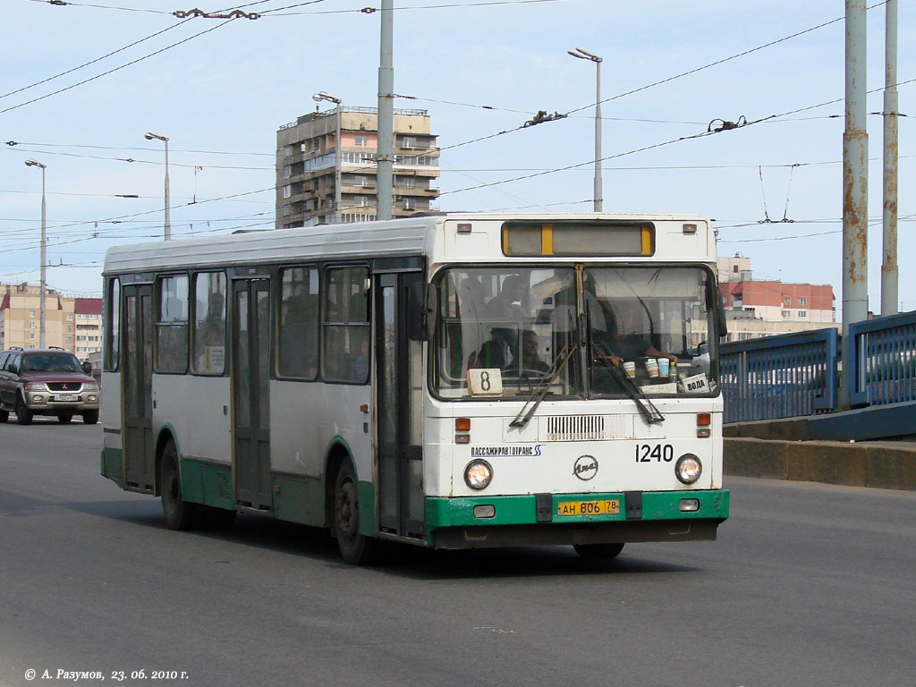 Санкт-Петербург, ЛиАЗ-5256.25 № 1240