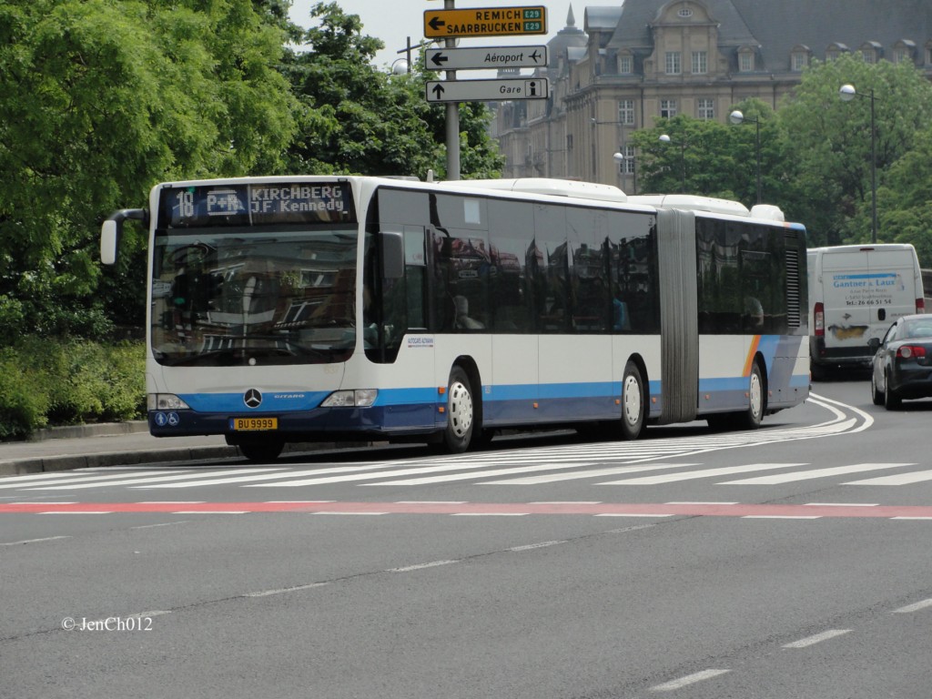 Люксембург, Mercedes-Benz O530G Citaro facelift G № 637