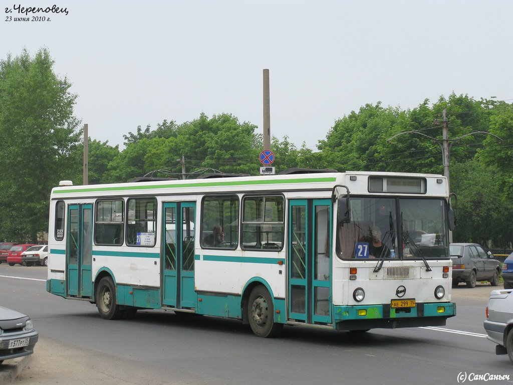 Вологодская область, ЛиАЗ-5256.40 № АЕ 299 35