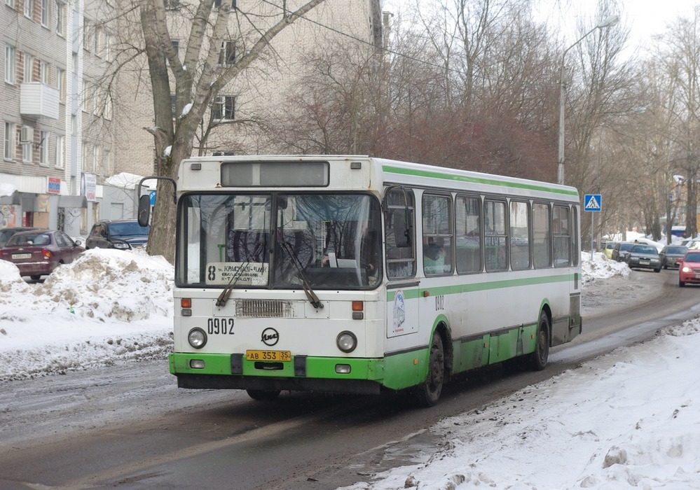 Вологодская область, ЛиАЗ-5256.25 № 0902