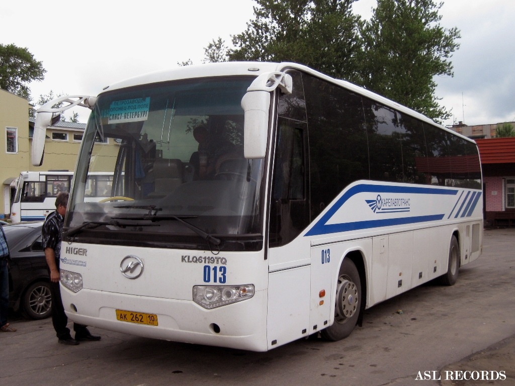 Карелия, Higer KLQ6119TQ № 013