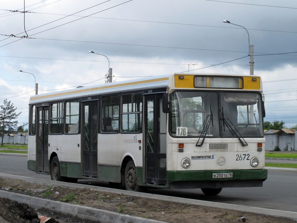 Санкт-Петербург, ЛиАЗ-5256.25 № 2672