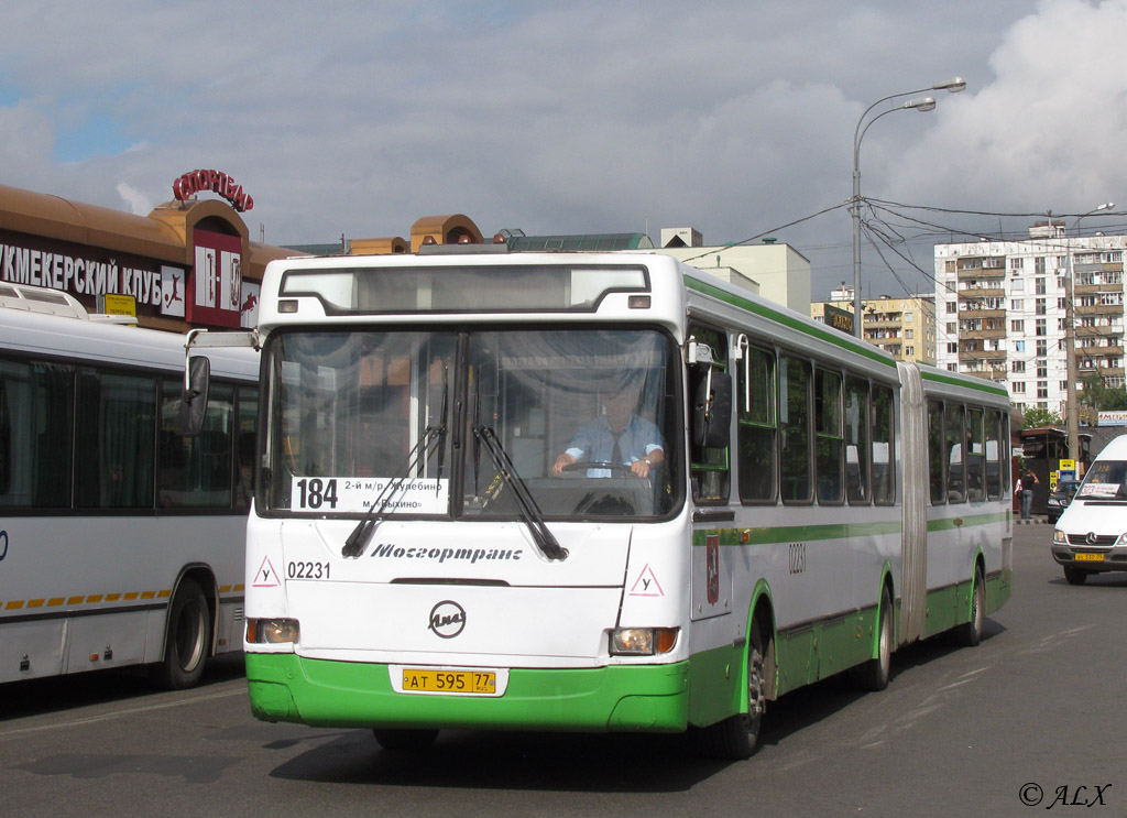 Москва, ЛиАЗ-6212.01 № 02231