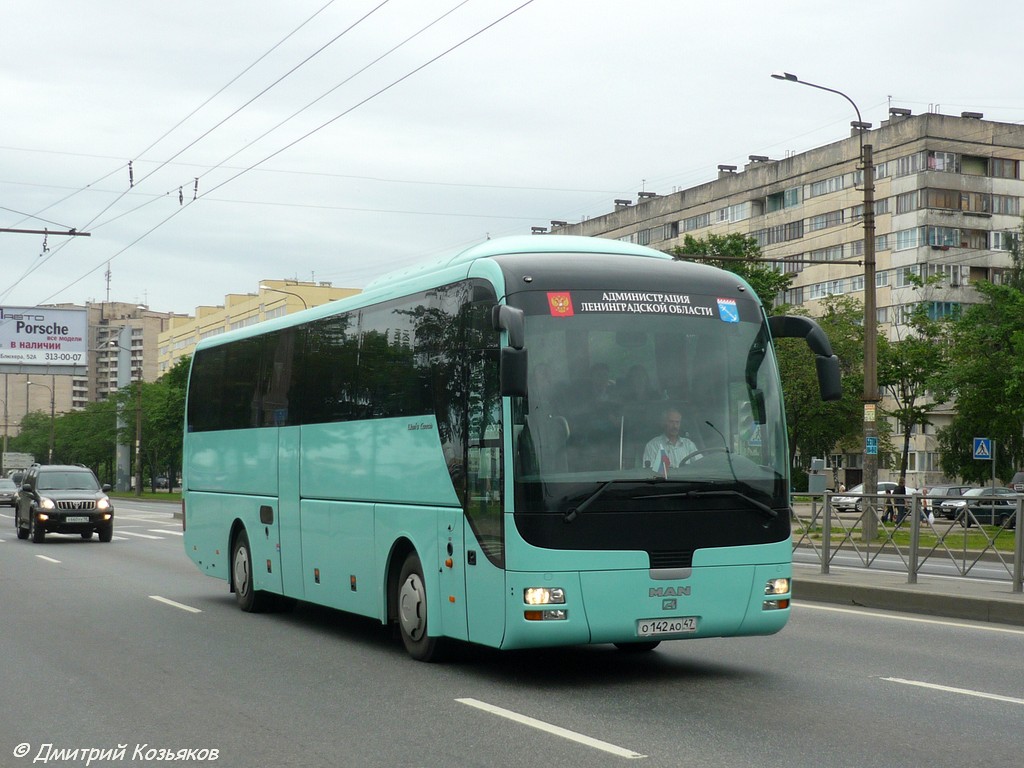 Ленинградская область, MAN R07 Lion's Coach RHC414 № О 142 АО 47