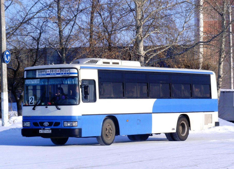 Хабаровский край, Daewoo BS106 Royal City (Busan) № К 137 ТУ 27