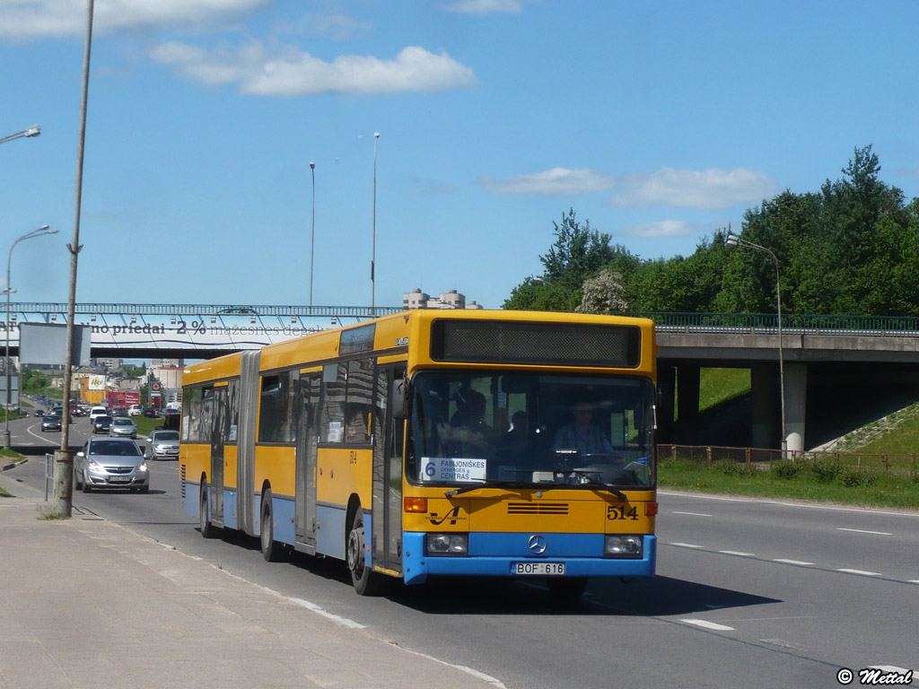 Литва, Mercedes-Benz O405GN № 514