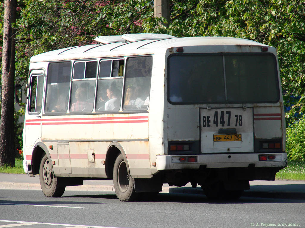 Санкт-Петербург, ПАЗ-32054 № ВЕ 447 78