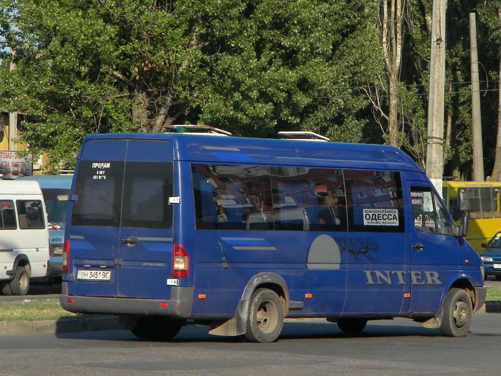 Одесская область, Mercedes-Benz Sprinter W904 412D № BH 3451 BC