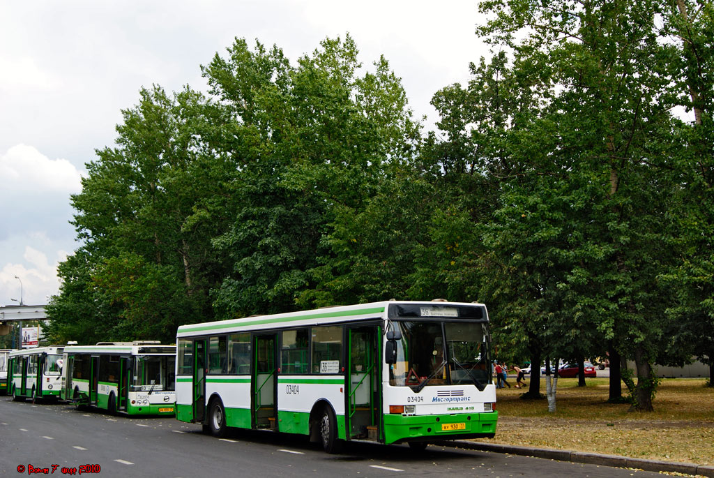 Москва, Ikarus 415.33 № 03404