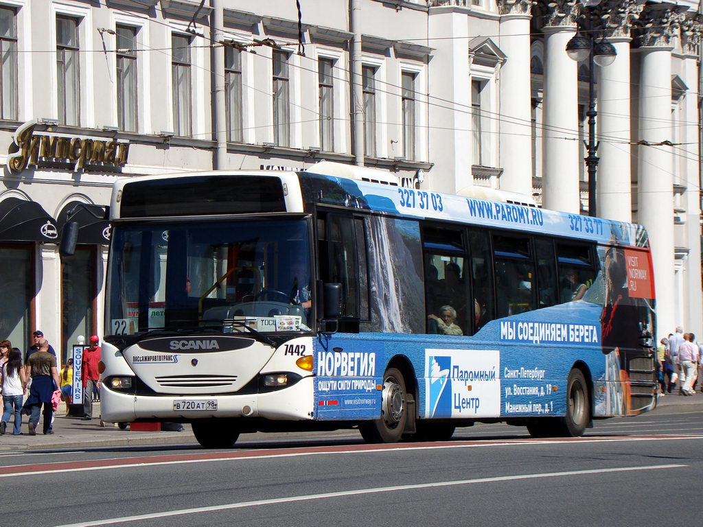 Санкт-Петербург, Scania OmniLink I (Скания-Питер) № 7442