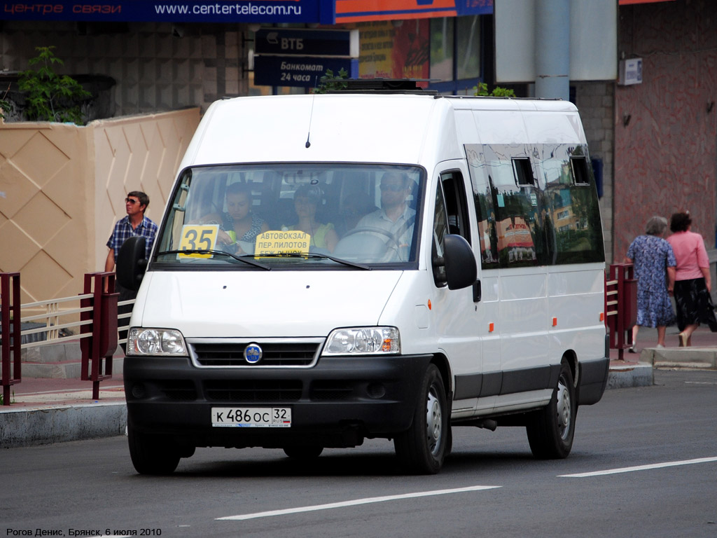 Брянская область, FIAT Ducato 244 CSMMC-RLL, -RTL № К 486 ОС 32