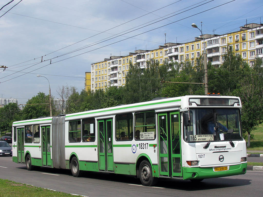 Москва, ЛиАЗ-6212.01 № 18317