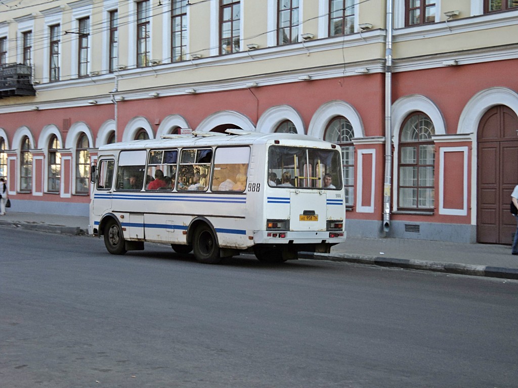 Ярославская область, ПАЗ-32054 № 988