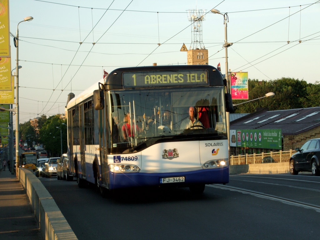 Латвия, Solaris Urbino II 12 № 74809